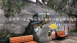 在杭州开一家食辣玩家火锅食材超市现在加盟费多少？