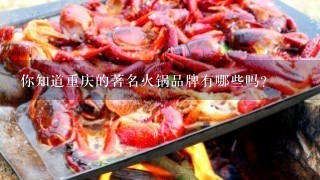 你知道重庆的著名火锅品牌有哪些吗